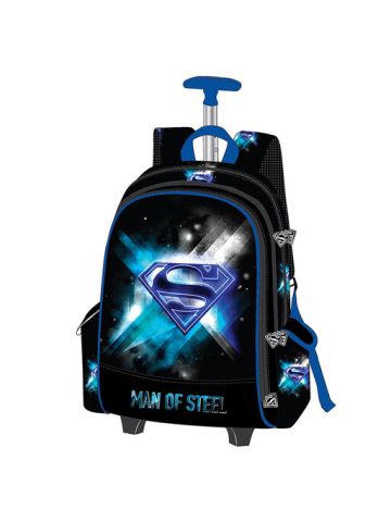 Man Of Steel Trolley Backpack 18" Black