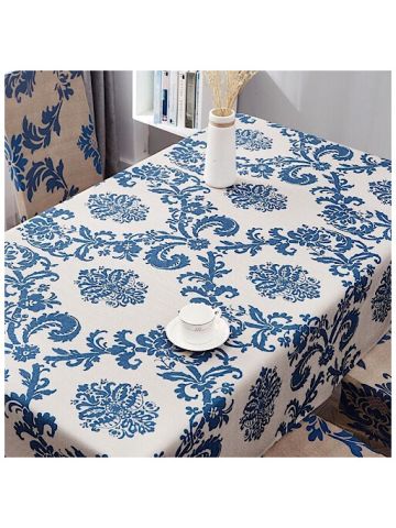 Table Cloth 140x210 Cm , Blue Bohemia  Design