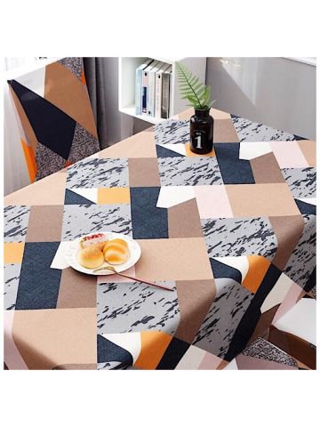 Table Cloth 140x210 Cm ,Geometri Design