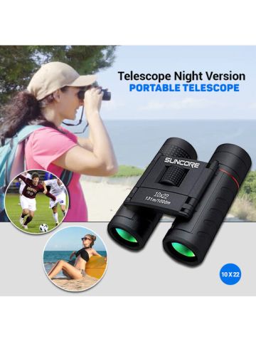 10 X22 Binocular Telescope Night Version Foldable Mini Portable Telescope