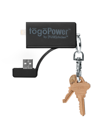 Fuse Chicken Togo Power Lightning  Handly Portable Charger With Key Chain Holder For IPhone Mobiles
