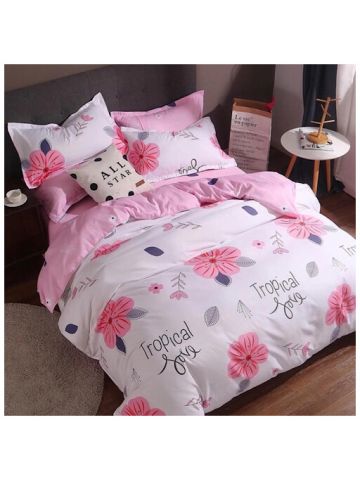 Deals For Less - Double  Size , 6-Piece Bedding Set - Floral Love Design