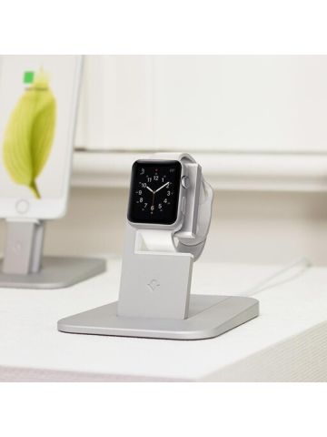 Twelve South Hi Rise Charging Stand for Apple Watch Silver