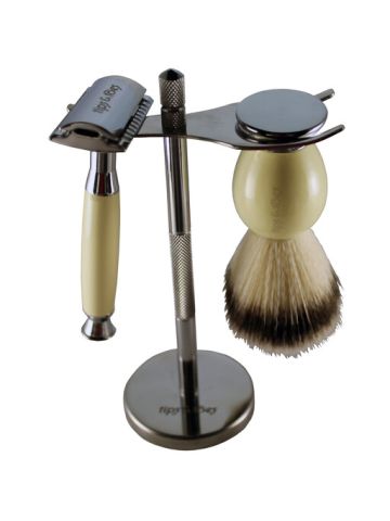 Safety Razor Classic Shaving Kit- Off White
