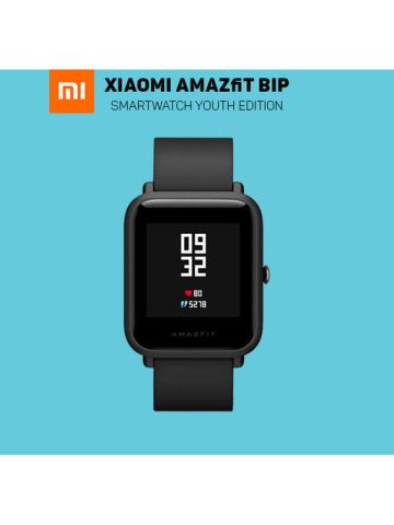 Xiaomi Amazfit Bip Smartwatch Youth Edition, Obsidian Black